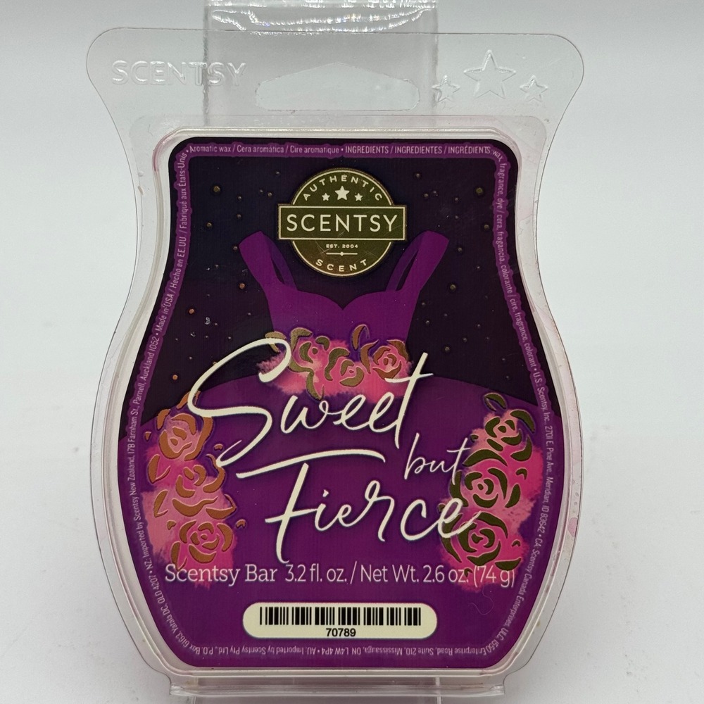 New Scentsy Sweet But Fierce Wax Bar 2.6 oz Discontinued Glamorous You Melts